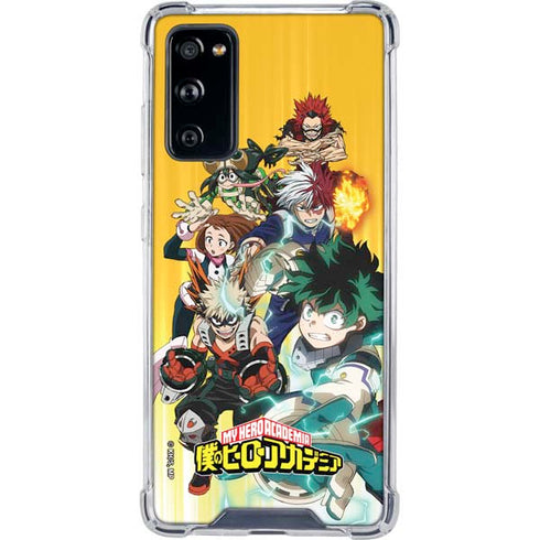 My Hero Academia Deku Squad Season 5 Galaxy S20 FE Clear Case